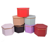 Set 3 cutii cu forme diferite uni